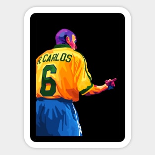 Roberto Carlos Legend Pop Art Sticker